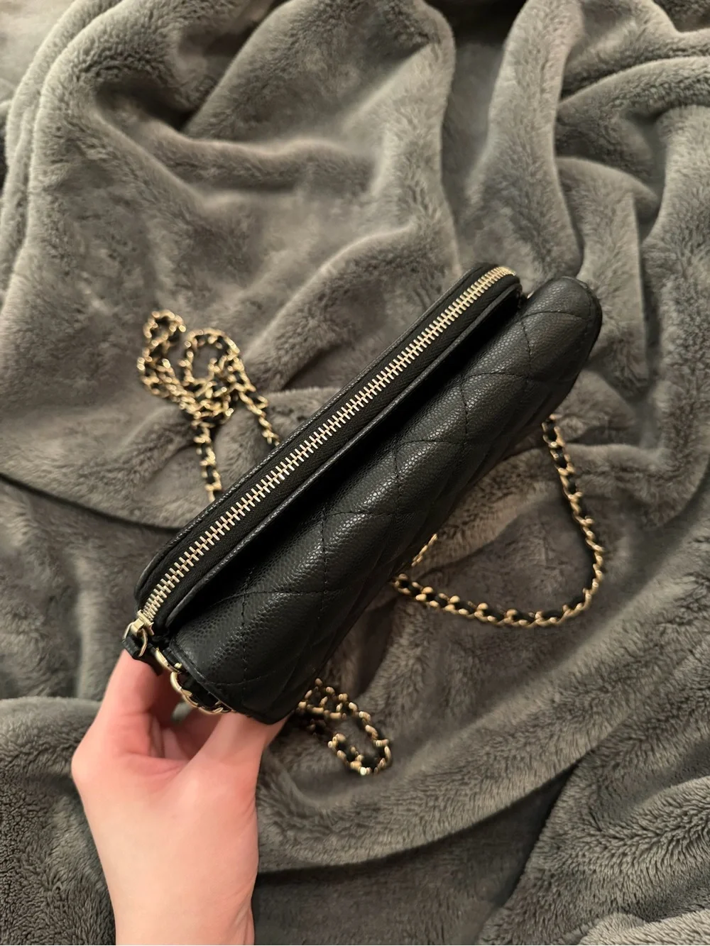 Chanel Classic Flap Phone Holder on Chain